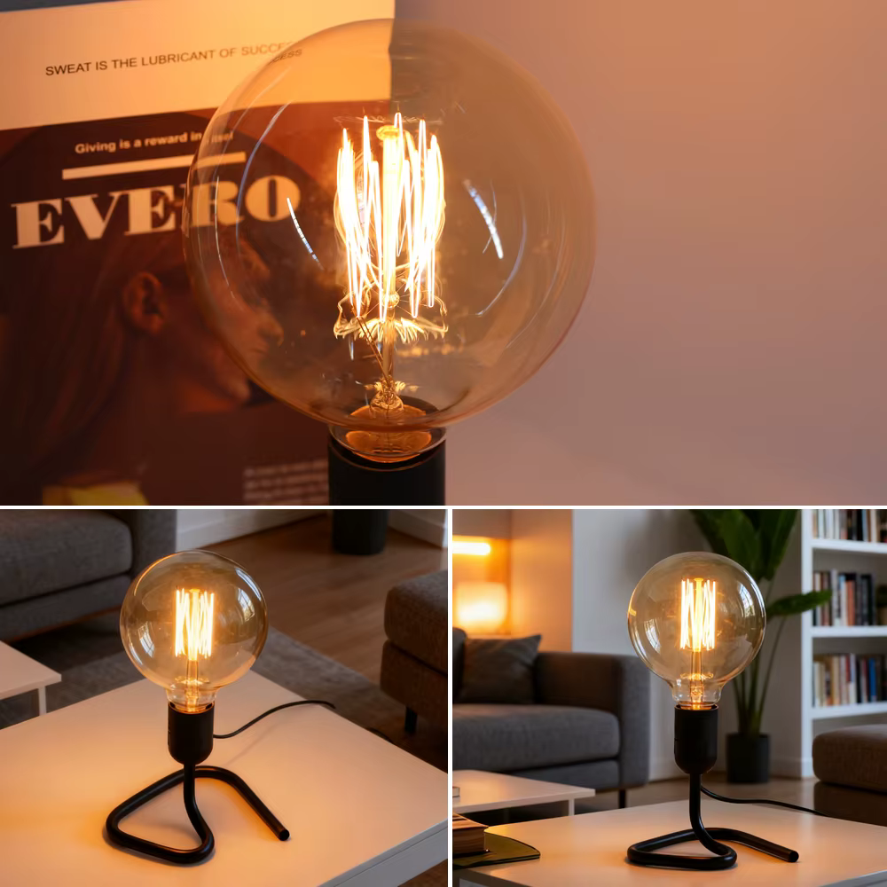Lampe de Table Vintage E27