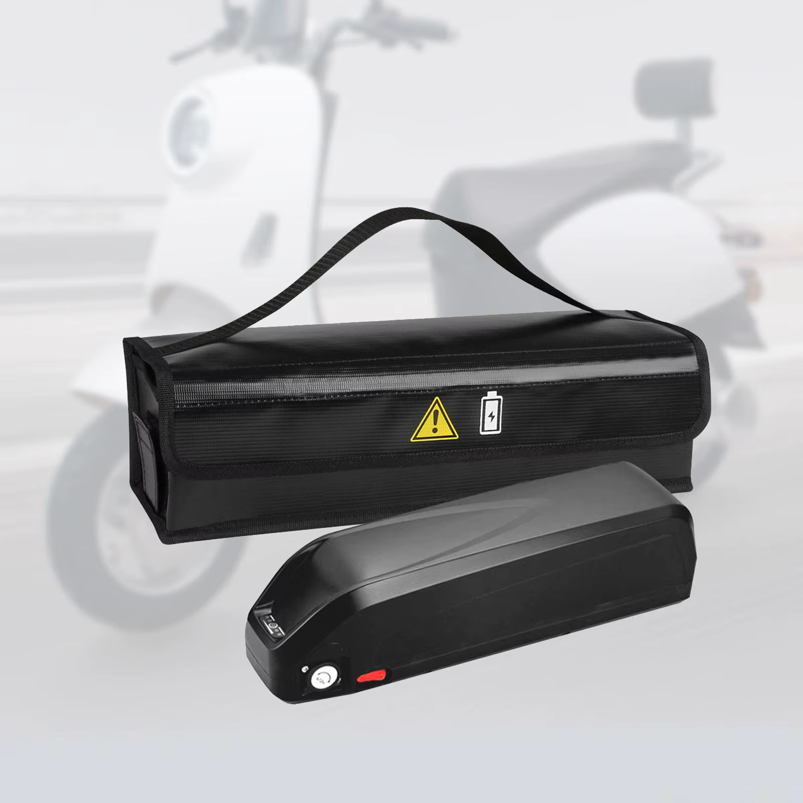 Juste de protection pour batterie de vélo électrique, sac de transport arrang, protection sûre