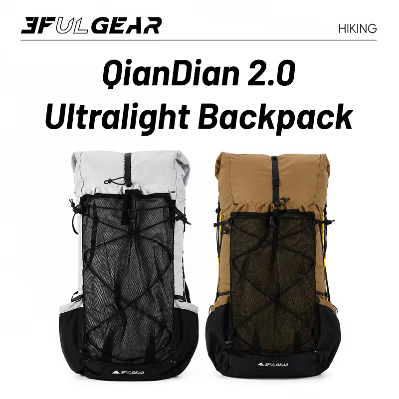 3F UL Gear Qidian sac à dos Camping en plein air UHMWPE sac à dos ultraléger 40 + 16L sac Durable étanche randonnée alpinisme