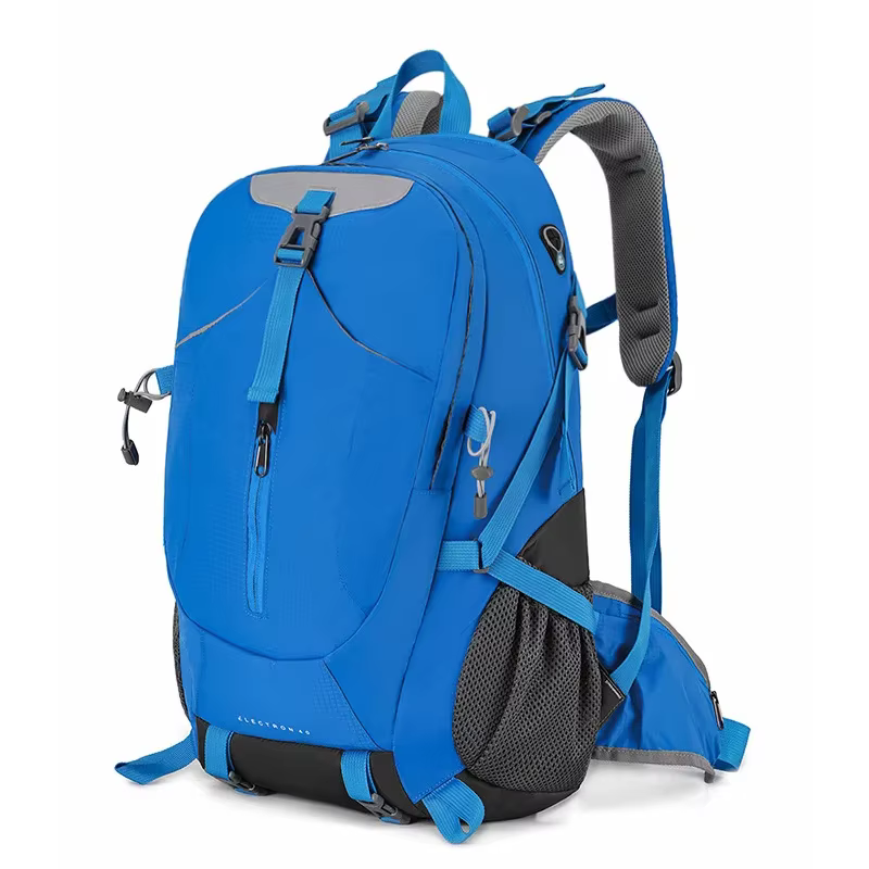 Sac à dos de voyage de couleur unie 40L pour sports de plein air