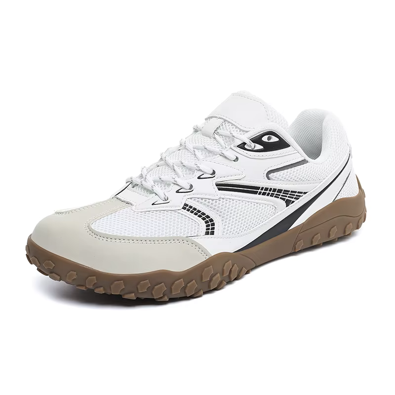 Nouvelles chaussures minimalistes pour hommes à bout large