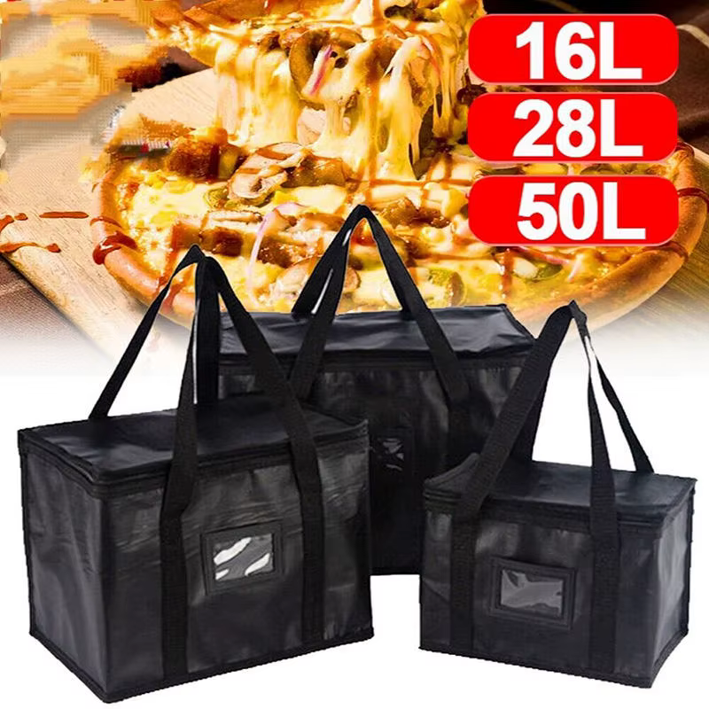 Sac isotherme thermique isolé 16-70L - Fourre-tout portable de grande capacité avec fermeture à glissière pour les pique-niques