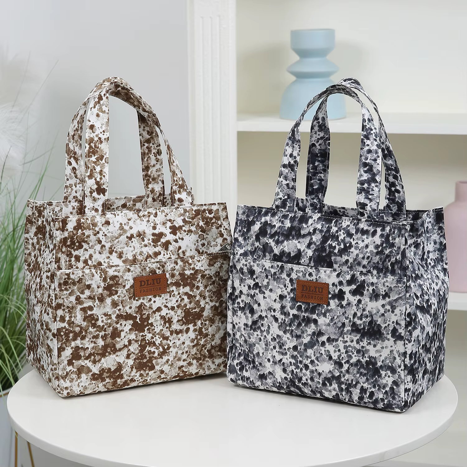 Nouveau style, sac à main, sac à déjeuner, sac bento, boîte à lunch portable, sac de rangement pour le travail, sac pour articles divers, pour le travail et l'école