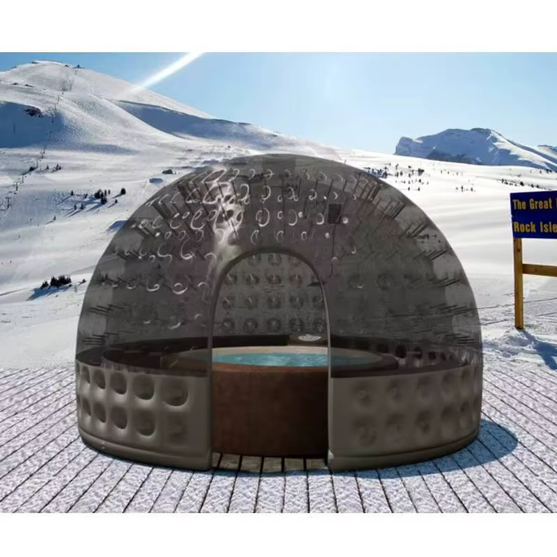 Tente gonflable blanche à bas prix