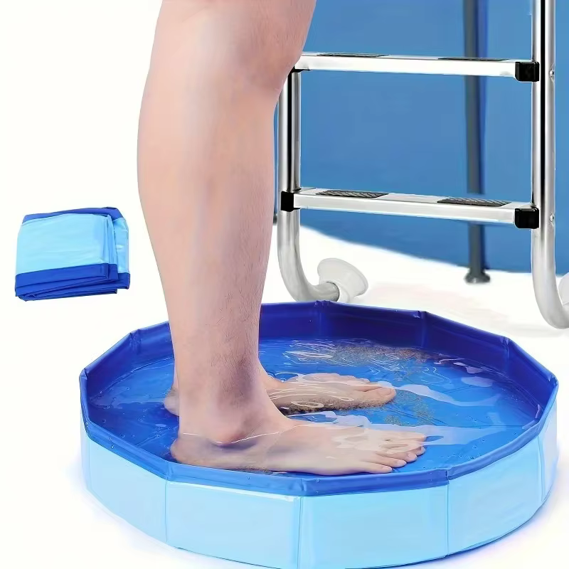 Bain de pieds pliable en PVC portable