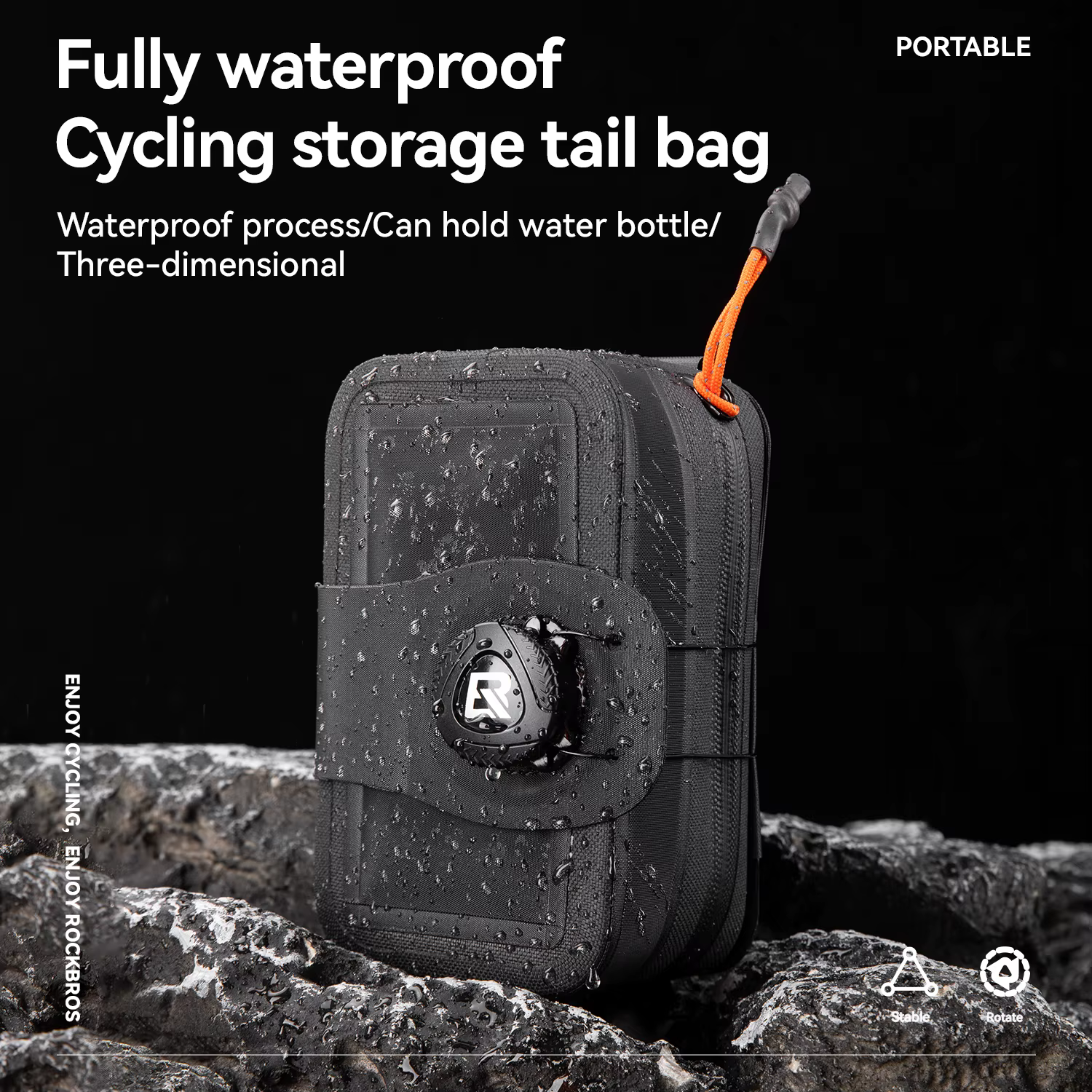 ROCKBROS – sac de selle de vélo entièrement étanche
