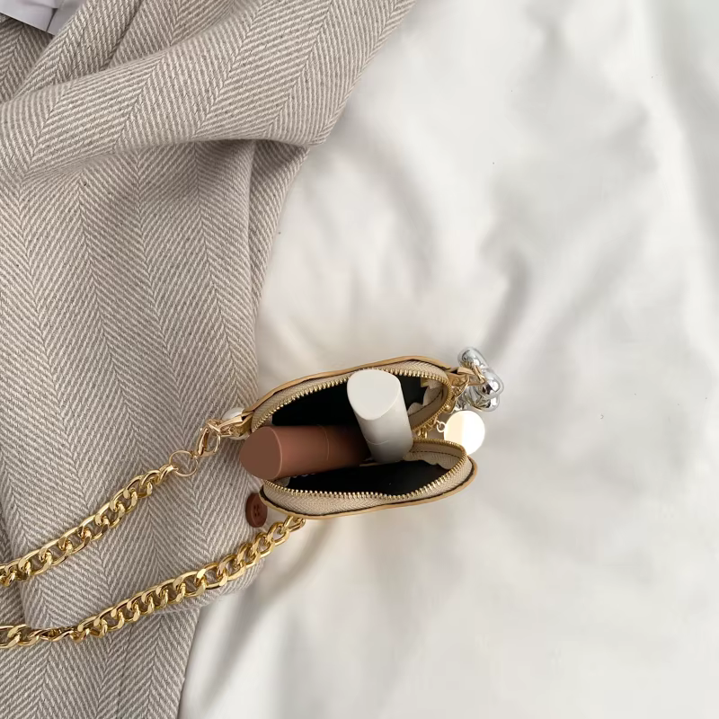 Mini sac à bandoulière en cuir PU pour femme