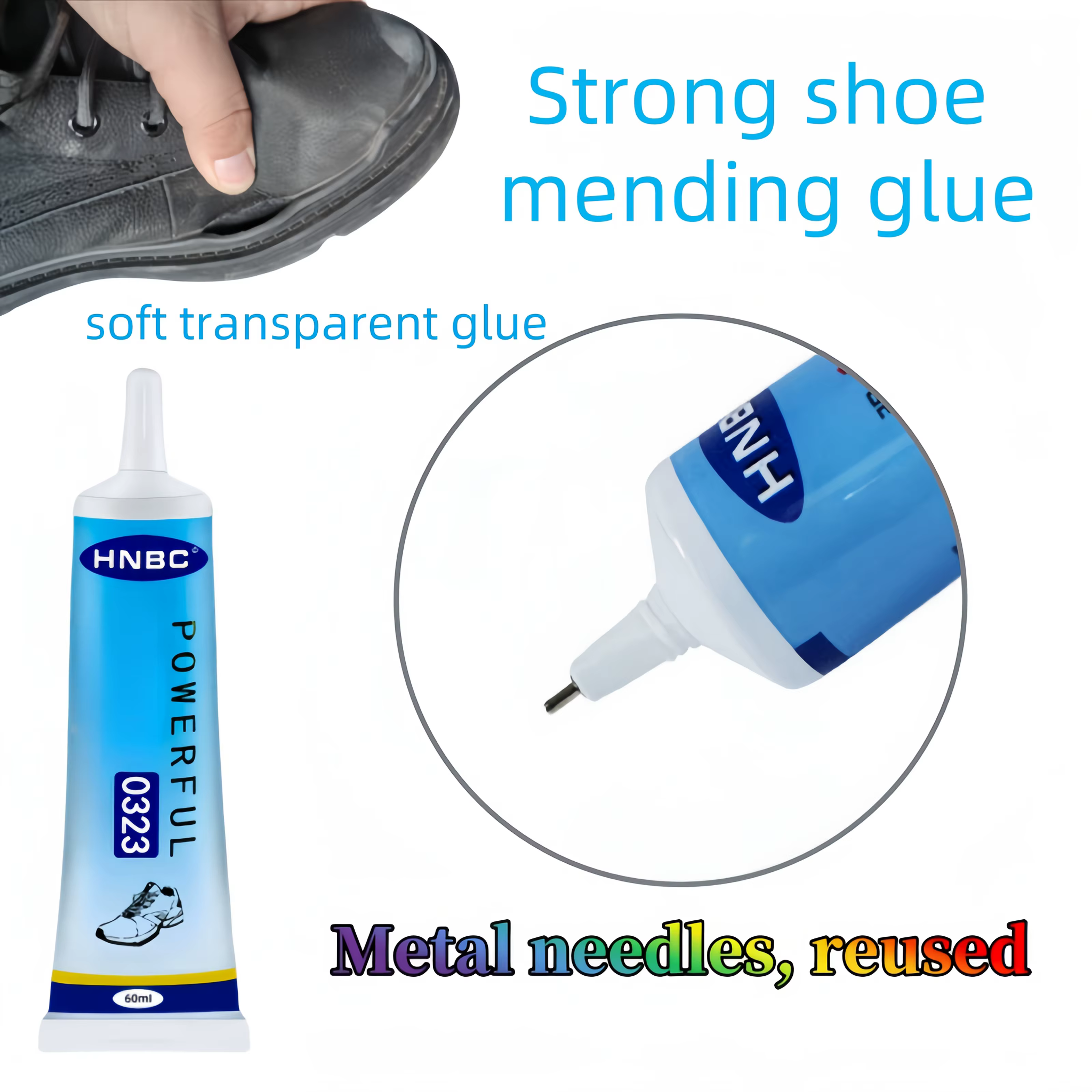 Colle pour chaussures universelles fortes HB
