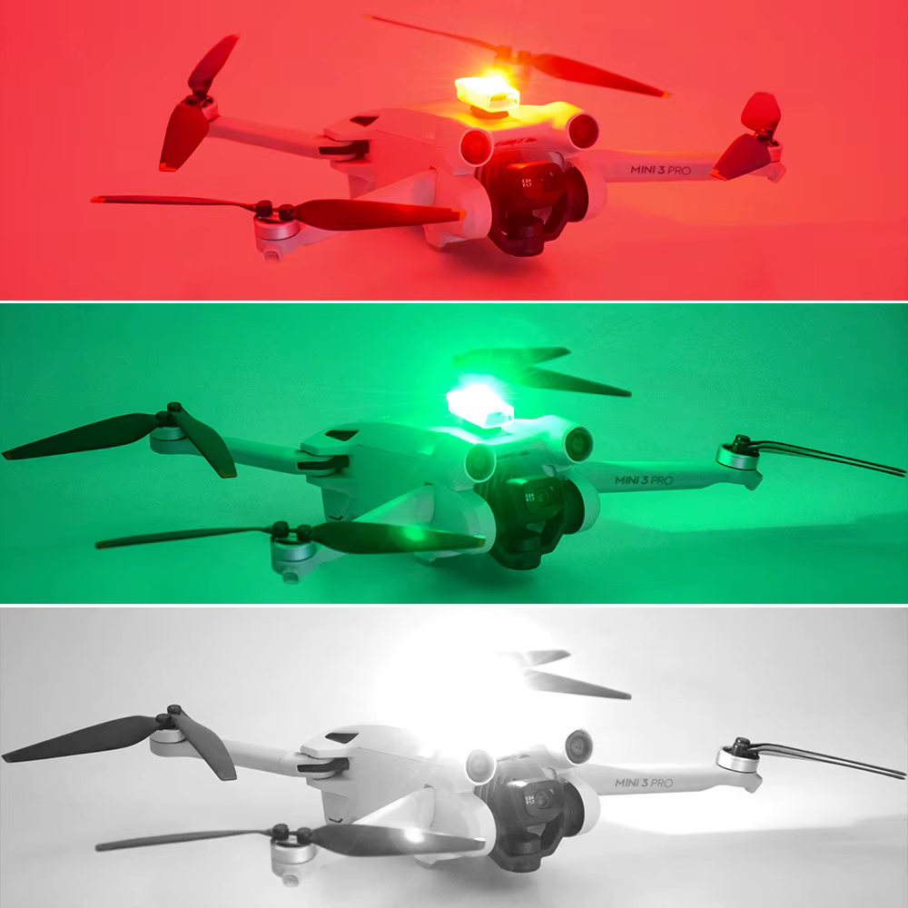 Mini lumière stroboscopique pour Drone DJI Mini 5 Pro/4 Pro/Mavic 4 Pro/Mavic 3/NEO/Air 3, voyant d'avertissement universel Anti-collision