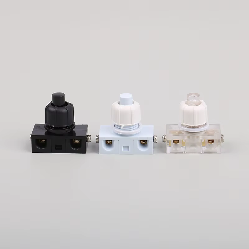 Joli à bouton-poussoir pour lampe à pédale en ligne, commande au pied d'éclairage, interrupteur au pied marche/arrêt, accessoires de pipeline, AC 250V, 1PC