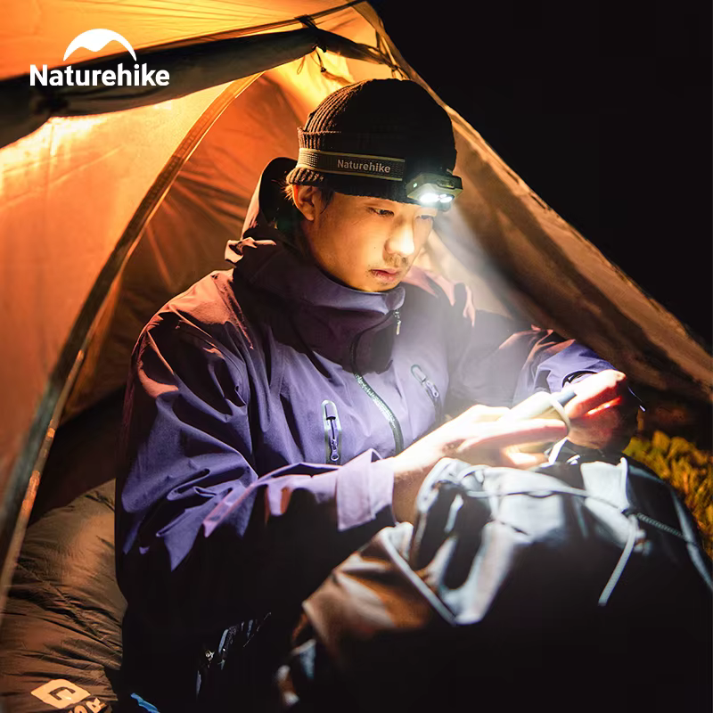 Lampe frontale de camping Naturehike à induction intelligente