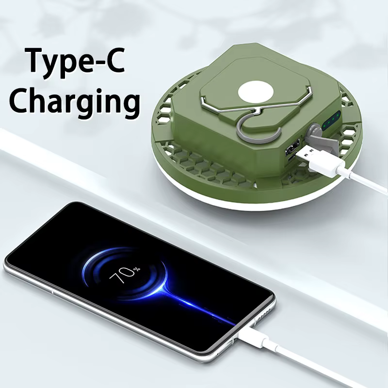 MOSLIGHTING 9900mAh Rechargeable lumière puissante lanterne de Camping avec aimant