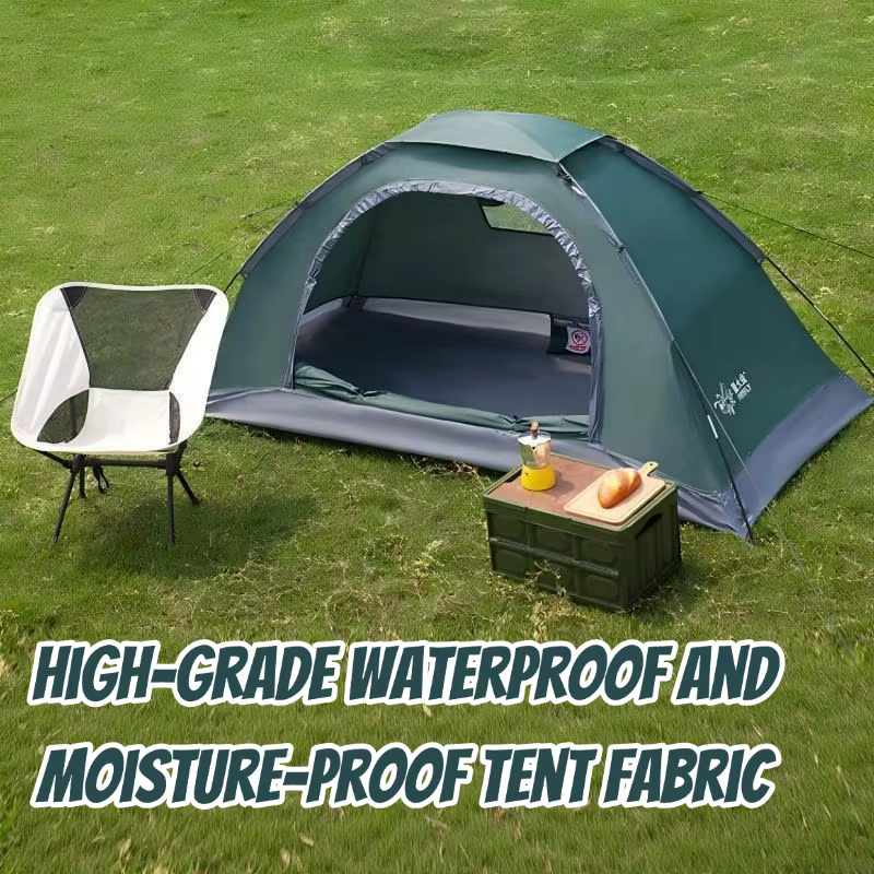 Tente de camping individuelle - 190T polyester argenté