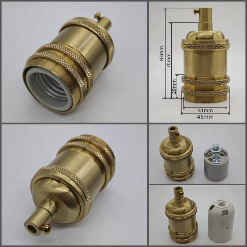 Support de lampe Edison DIY pour abat-jour