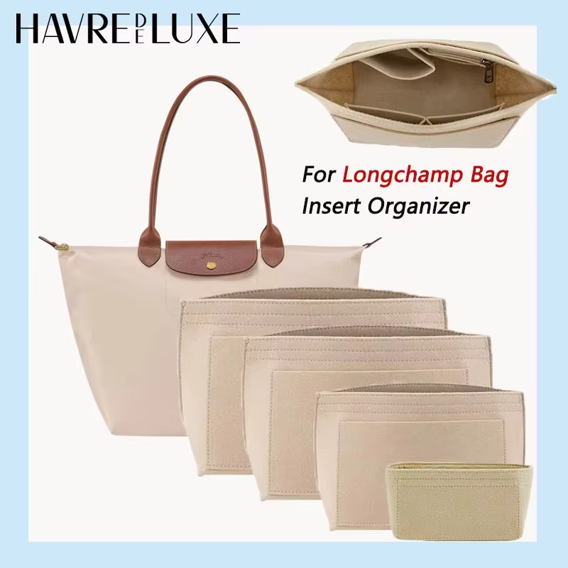 Insert organisateur de sac pour Longchamp, matériau en Nylon, ajustement Super solide, Support de sac à main, doublure de sacs, accessoires