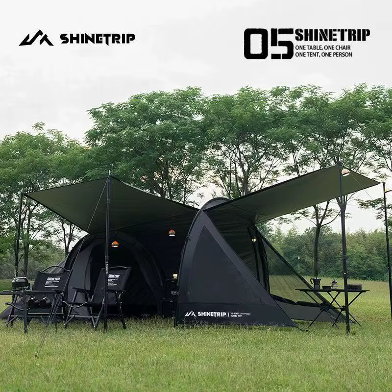 Tente tunnel légère ShineTrip pour 2 personnes