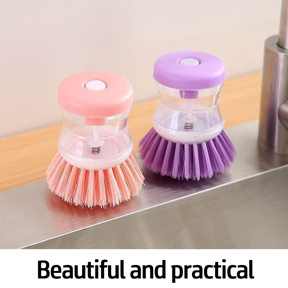 Pot de lavage de cuisine, brosse à vaisselle, ustensiles avec distributeur de savon liquide, accessoires de nettoyage ménager