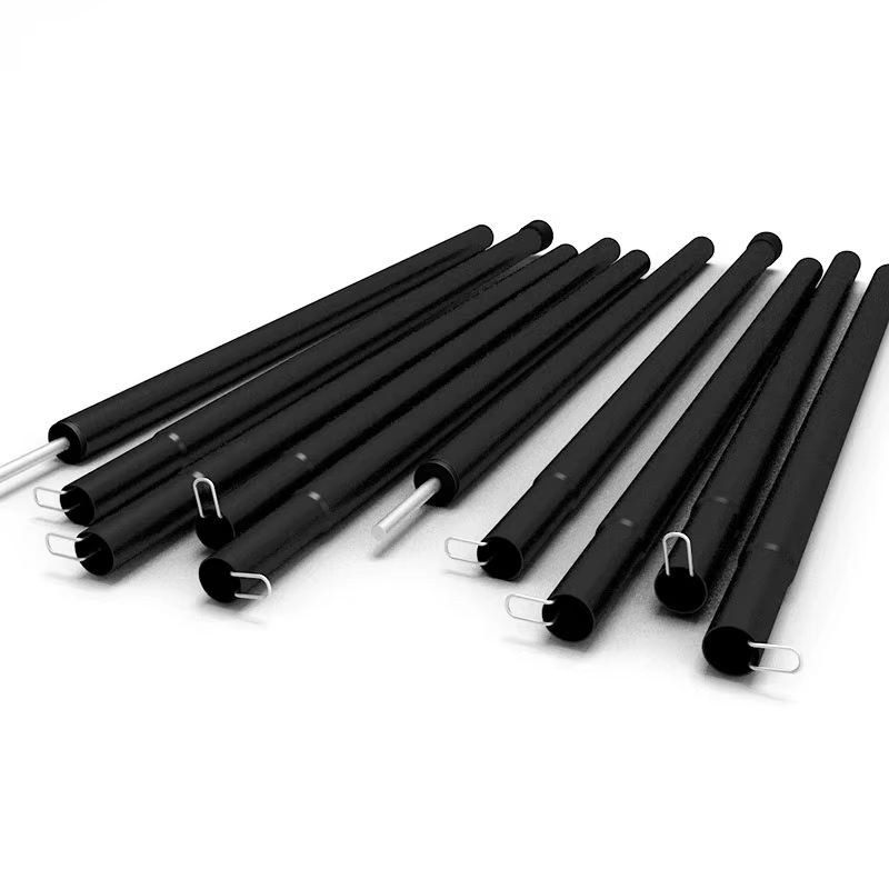 Poteaux de tente pour bâche, poids de roulement 150KG, accessoires de Camping réglables pour sac à dos, 16MM/19MM/25MM
