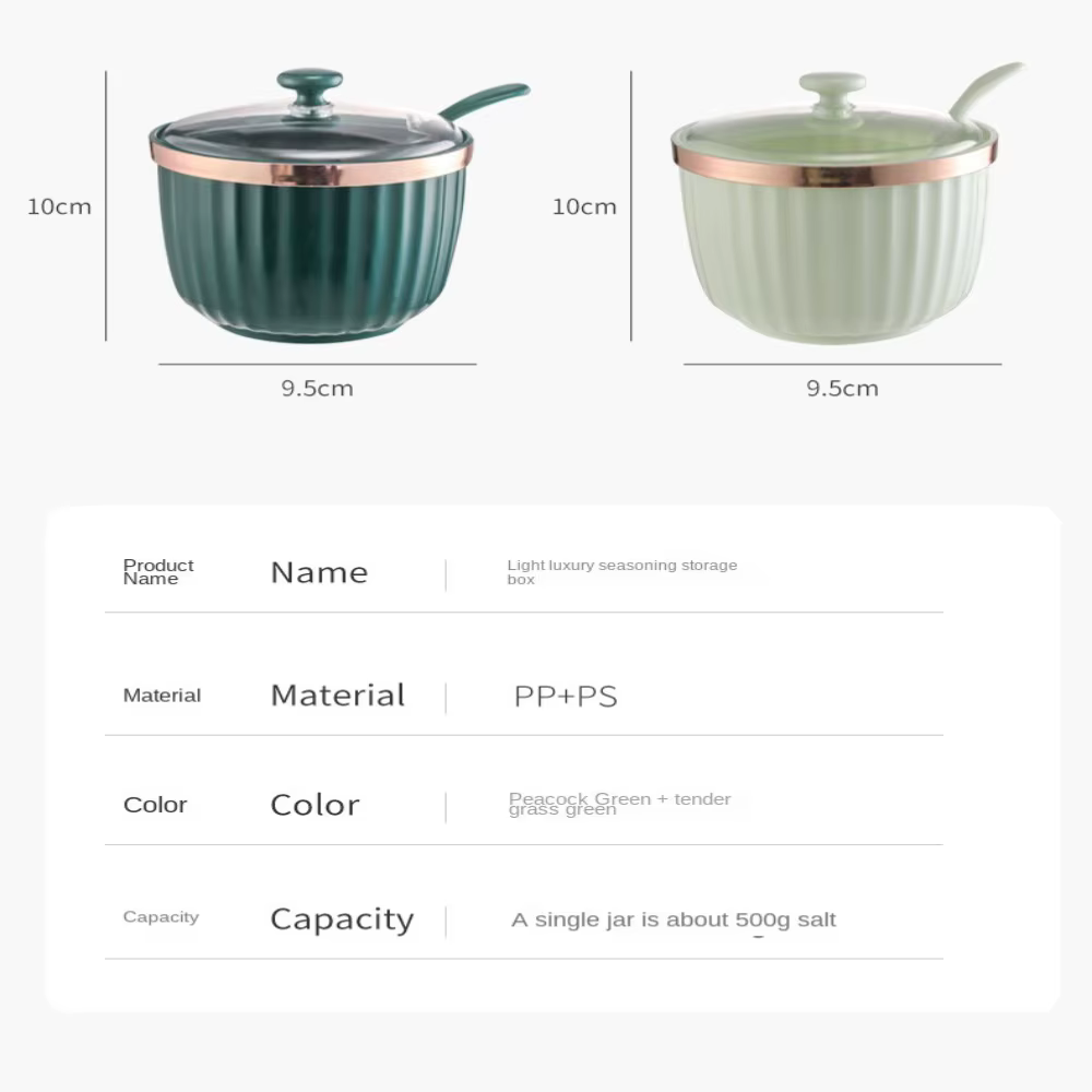 Bouteille de Sel et de Sésame avec Couvercle