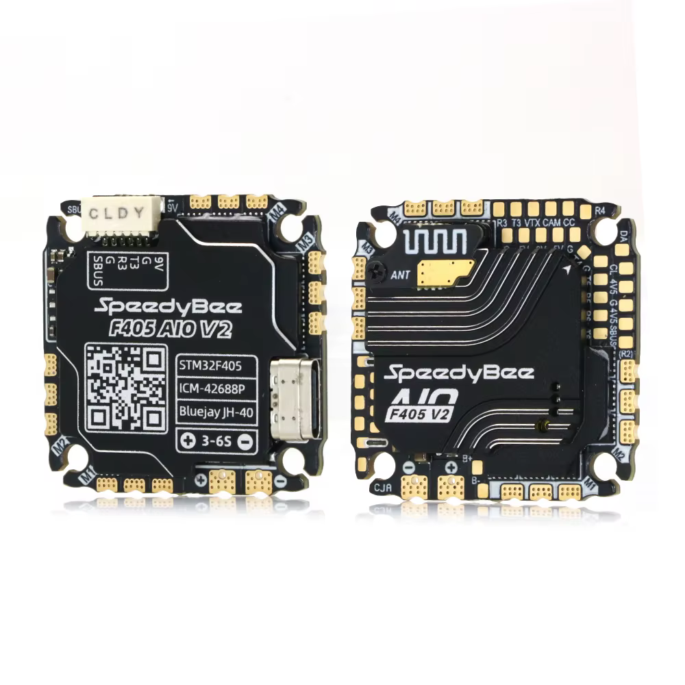 Contrôleur de vol et ESC intégré SpeedyBee F405 AIO V2 35A 40A Blue-jay 25.5x25.5 3-6S pour modèle d'avion