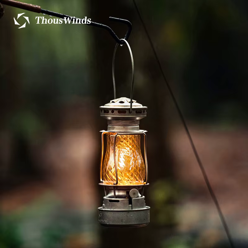 Twilight Vintage Camping Lanterne Émotion Lampe À Huile Extérieure Portable Rétro Lumières pour Sac À Dos De