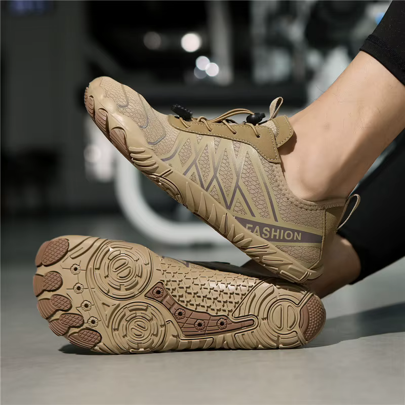 Chaussures de sport aquatiques respirantes kaki antidérapantes pour la randonnée