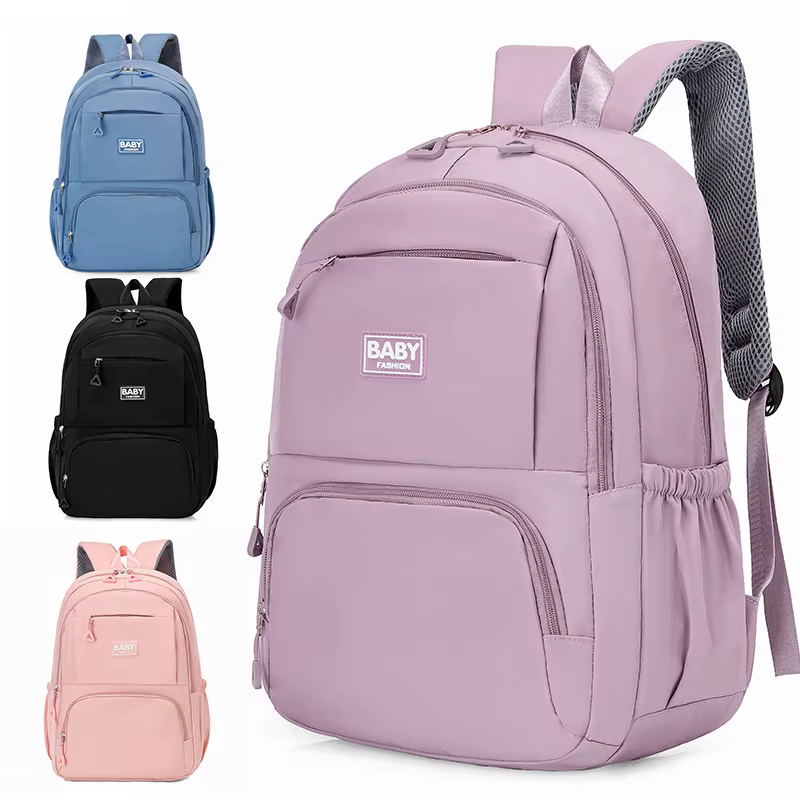 Sac à dos tendance de couleur unie pour étudiants, sac à dos de voyage de Style Ins pour femmes, cadeaux pour lycéennes, offre spéciale, 2026