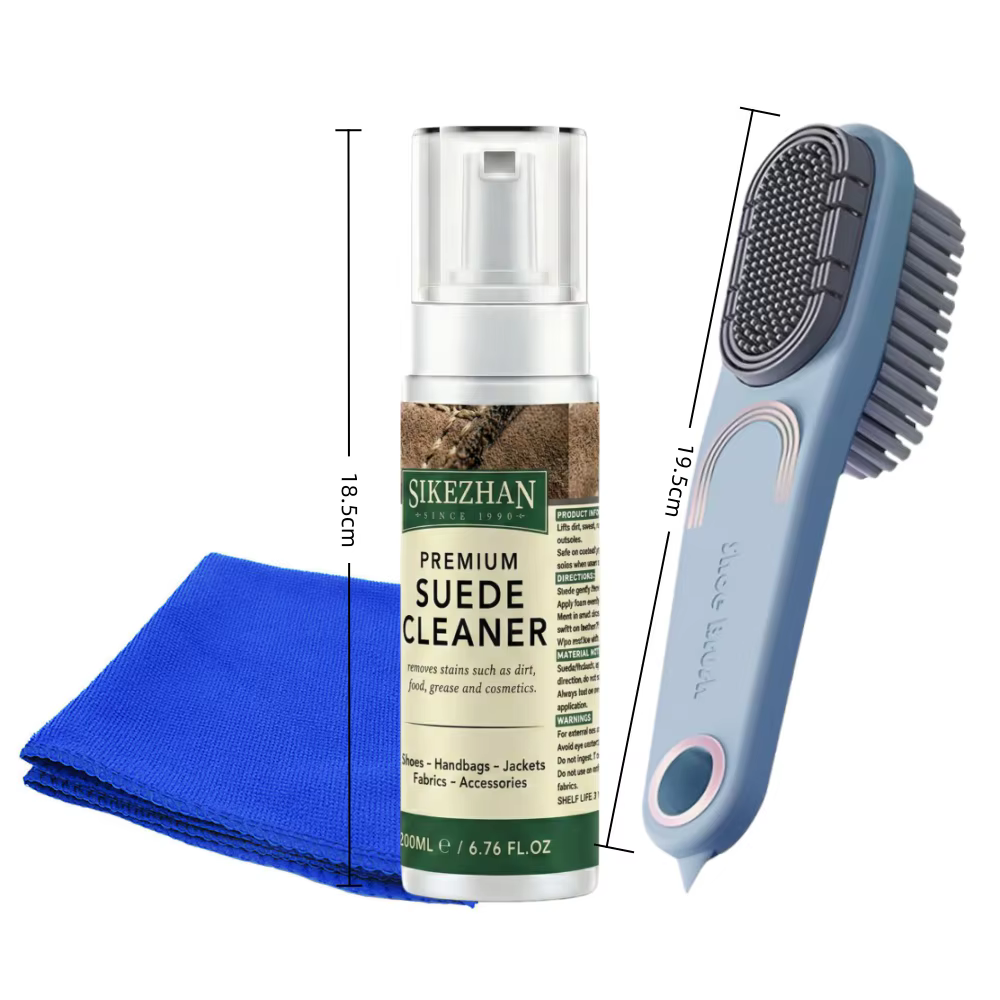 Kit de nettoyage pour chaussures en daim et nubuck