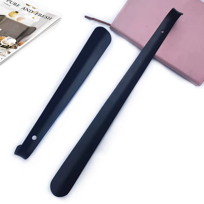 Chausse-pied long en acier inoxydable antidérapant, conception allongée pour personnes âgées et femmes enceintes, utilisation domestique, insertion de chaussures confortable