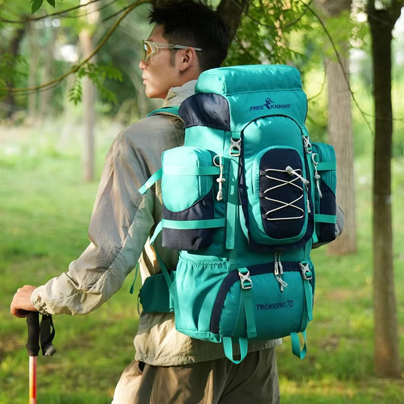 Sac à dos d'escalade d'extérieur avec housse de pluie Sac de randonnée