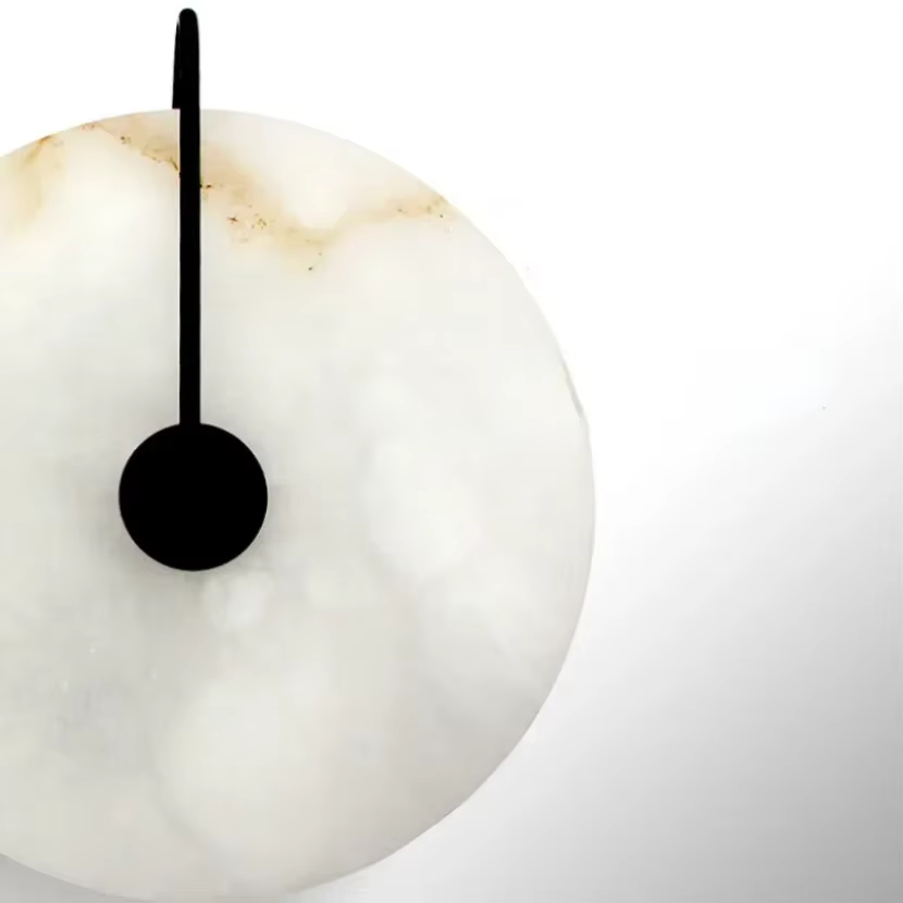 Applique murale LED en pierre de marbre naturel espagnol, pour salon, couloir et décoration intérieure de la pièce