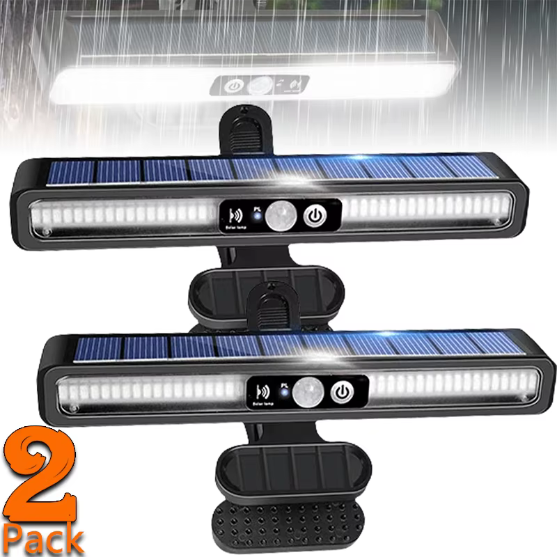 Lampe solaire d'extérieur à clipser