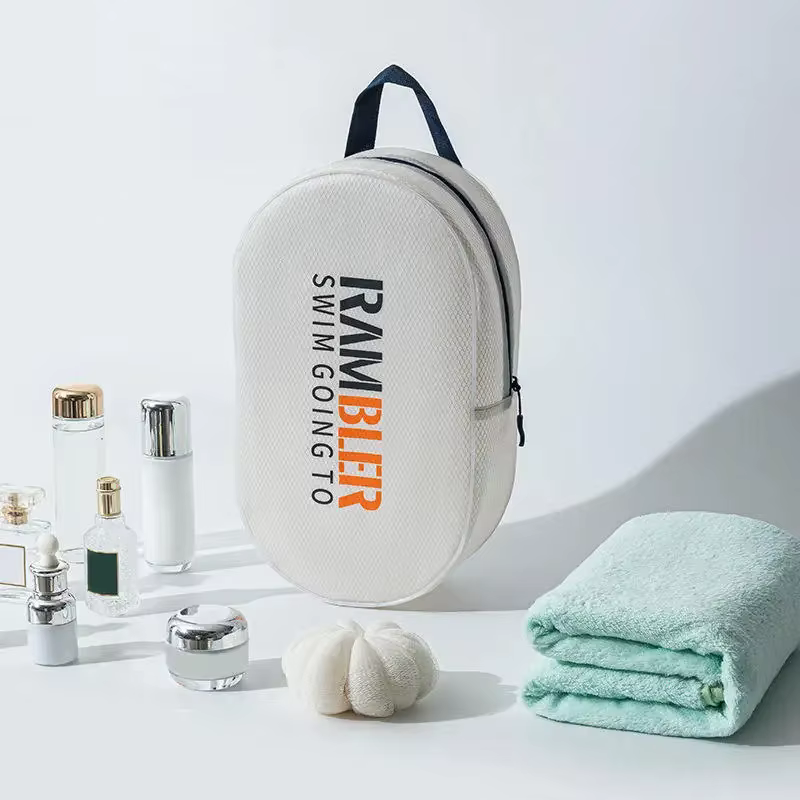 Sac de sport étanche transparent grande capacité avec fermeture éclair pour séparation sec/humide