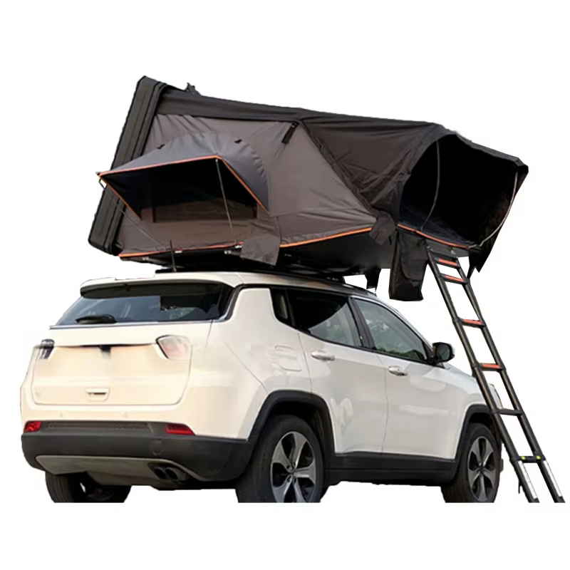 Tente de toit automatique à coque rigide en aluminium et ABS extra large 2025, installation rapide pour le camping en voiture