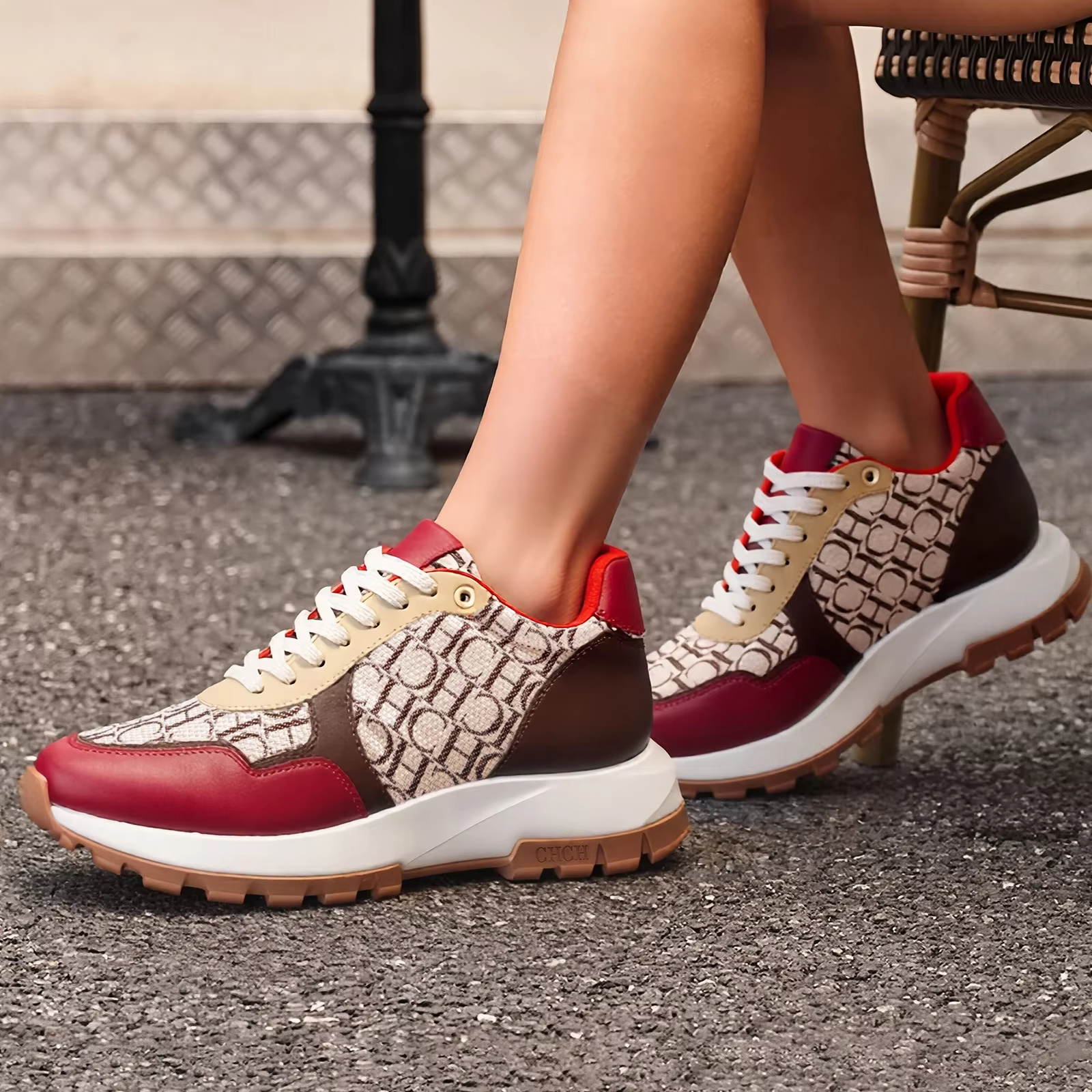 C-H chaussures pour femmes vulcanisées hiver nouveau anti-dérapant