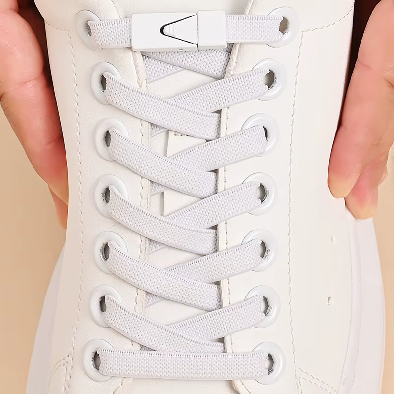1 paire de lacets de chaussures sans cravate
