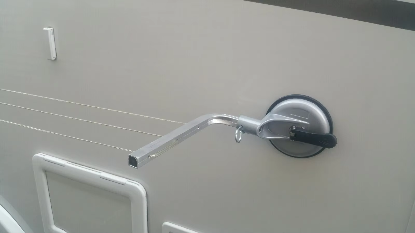 Support de fixation pour auvent Thule Omnistor RV, 2 pièces, Compatible avec les camping-cars, ventouse robuste, facile à installer