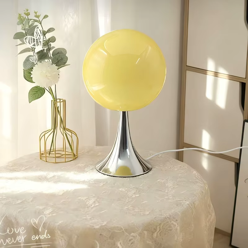 Lampe de bureau en verre, style nordique, ambiance chaleureuse, lampe de chevet, 3 tons de couleur, éclairage décoratif pour chambre à coucher, restaurant, bar, maison d'hôtes, usine
