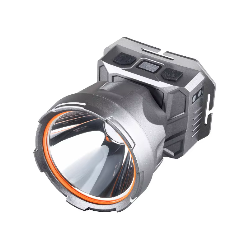 Nouvelle lampe frontale à lumière puissante, longue portée, adaptée à la pêche nocturne, utilisation en extérieur, rechargeable, multifonctionnelle, portable, à fixation sur la tête
