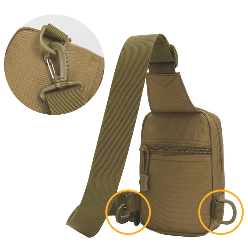 Sac de poitrine Simple pour Sports de plein air, Mini sac à bandoulière étanche pour téléphone portable, sac tactique décontracté