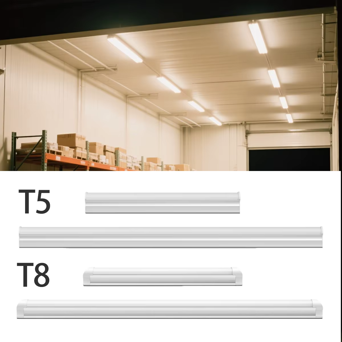 Veilleuse LED t5 à lumen élevé, tube fluorescent de remplacement 6w/8w/15w/25w, lampe t8 sans scintillement pour les magasins commerciaux, les hôtels, 29/30/50cm