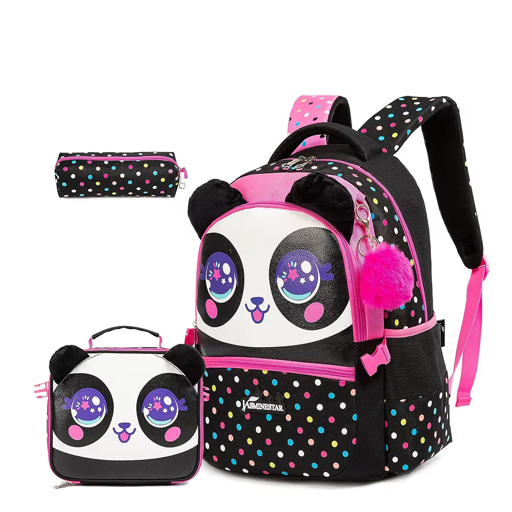 Sacs à dos pour enfants pour filles, sac d'école avec boîte à déjeuner, ensemble de sac à dos d'école pour filles, sac à livres mignon pour la maternelle