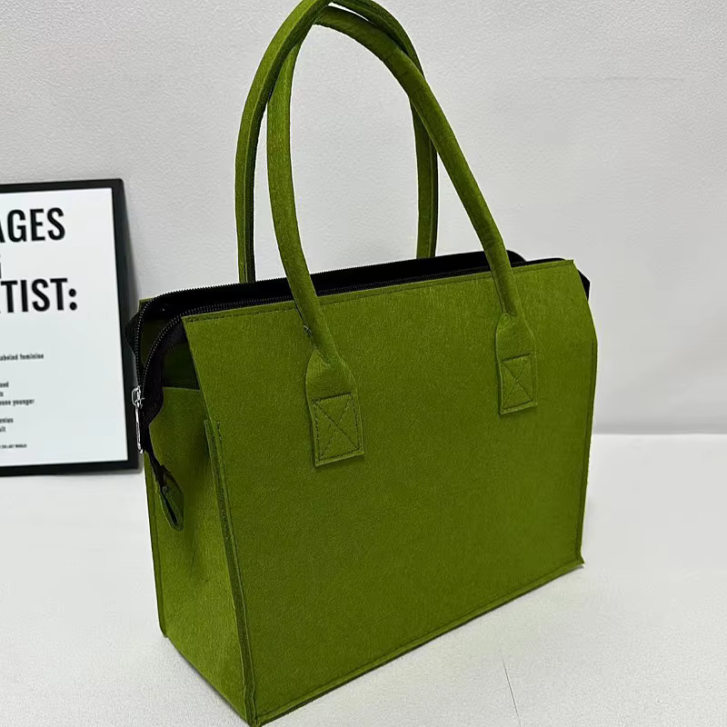 Sac en feutre, petit sac fourre-tout, sac de voyage, sac de shopping, sac en feutre souvenir - Porte-objets écologique et portable pour un usage quotidien