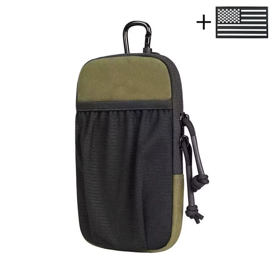 Sac de rangement pour téléphone portable avec boucle de montagne, idéal pour la randonnée en plein air, les trajets quotidiens et les voyages, utilisable comme sac banane portable