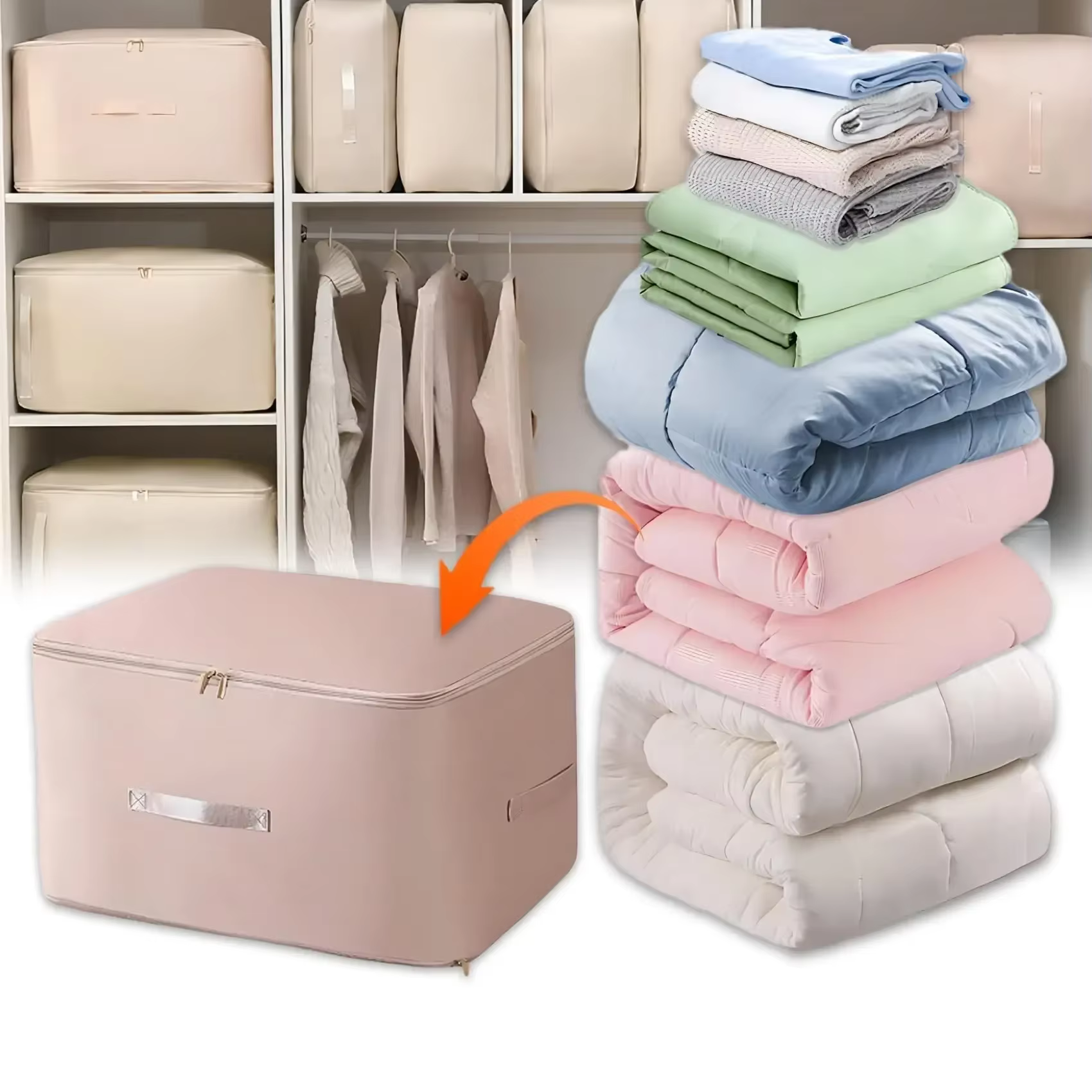 Sac de rangement à Compression anti-poussière