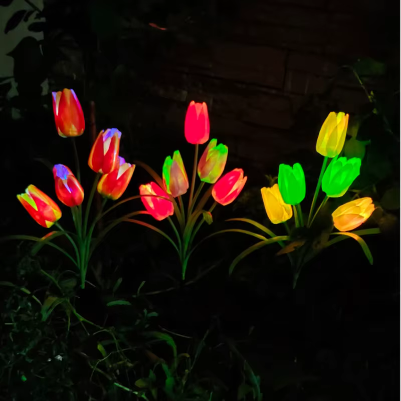 Lampe solaire à LED pour l'extérieur