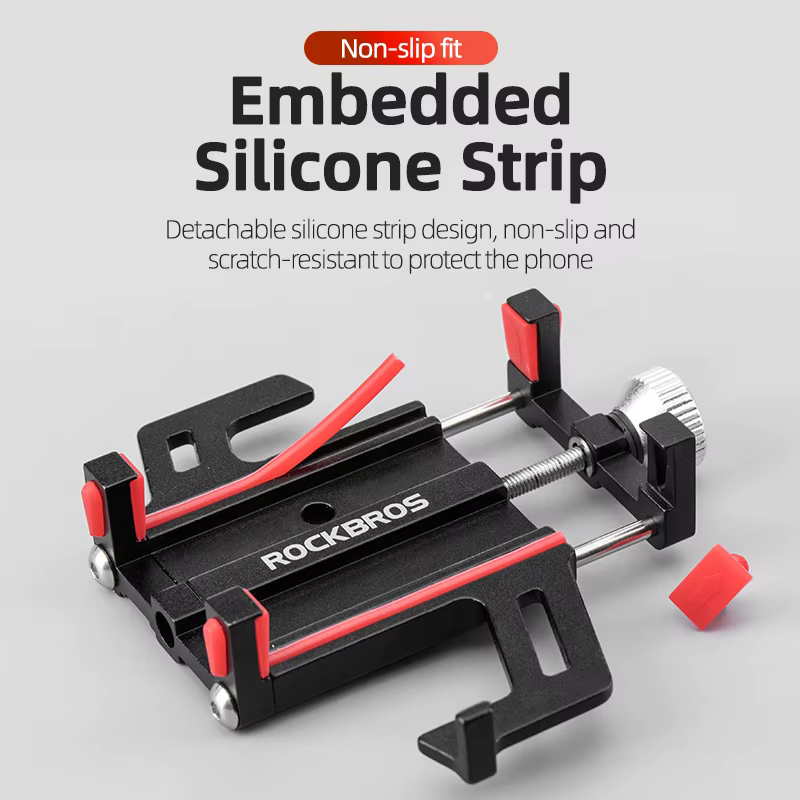 ROCKBROS support de téléphone de vélo en alliage d'aluminium