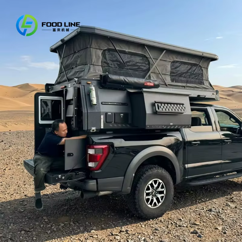 Tente de toit rigide personnalisée pour pick-up avec échelle et auvent pour les aventures en plein air – Achetez en gros pour économiser