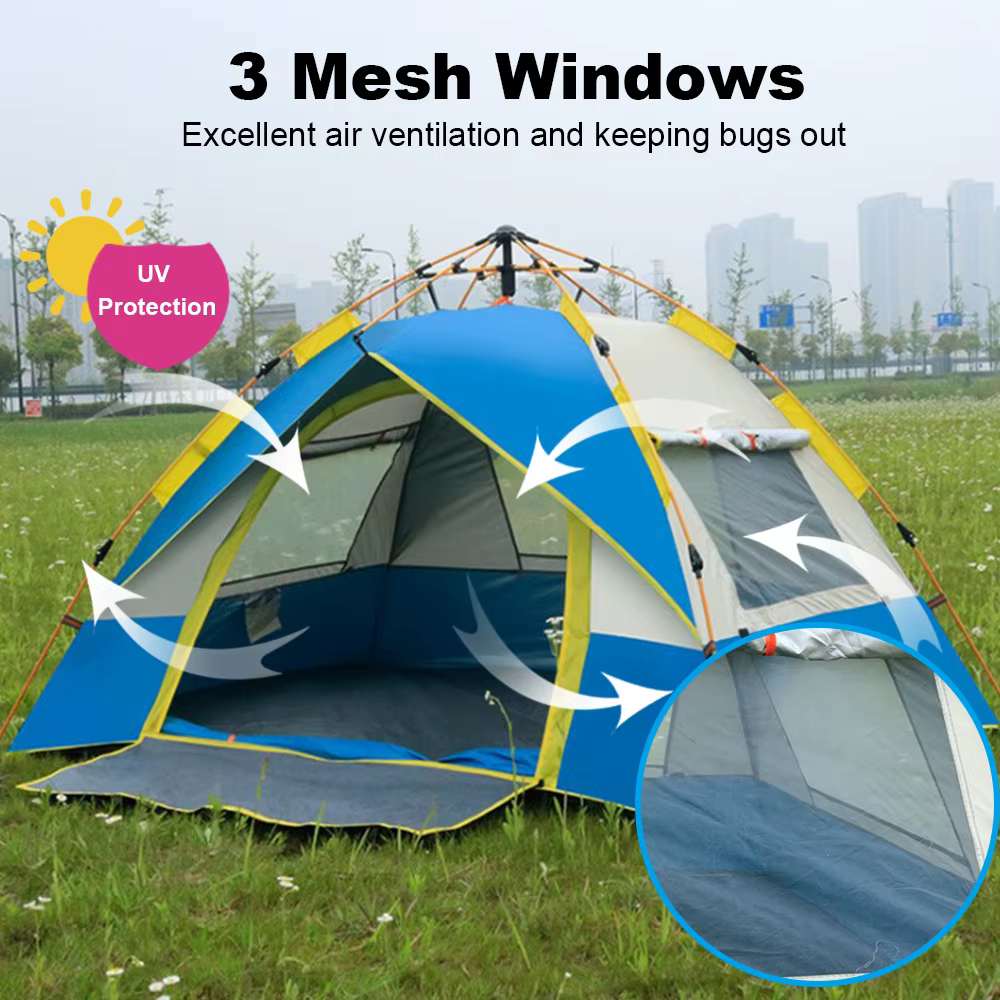 Tente Pop-Up Portable et Étanche pour Camping en Plein Air