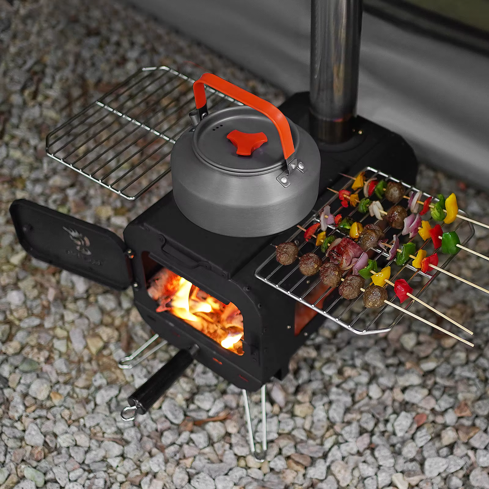 Poêle à bois de Camping en plein air Portable